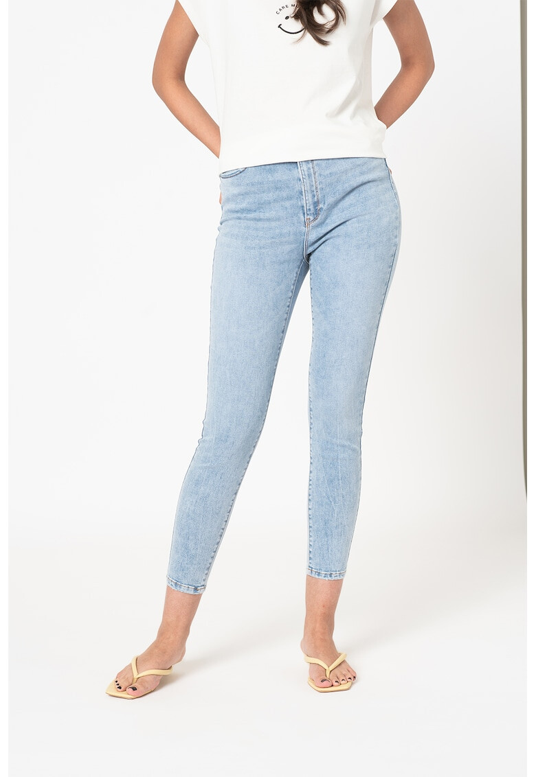 Only Blugi skinny cu aspect decolorat Keily - Pled.ro