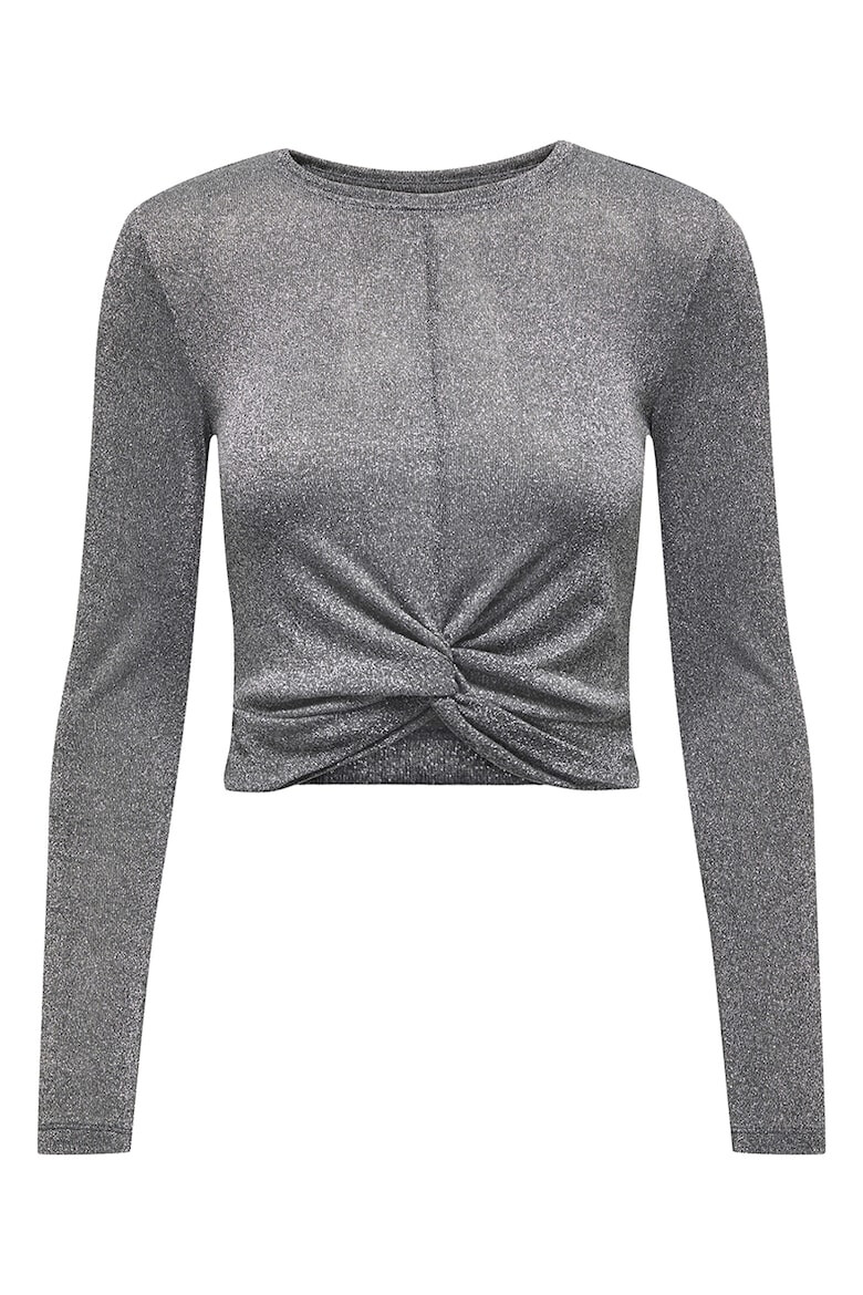 Only Bluza crop asimetrica cu fronseu - Pled.ro