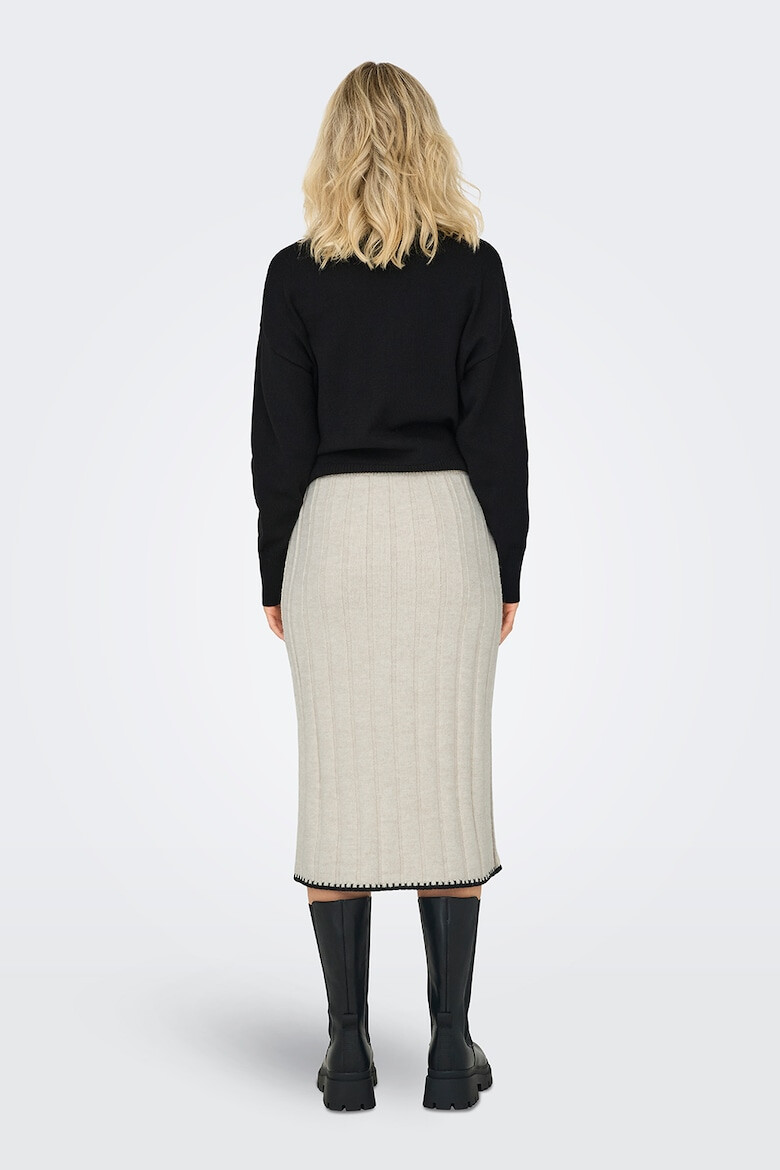 Only Fusta midi din tricot Chick - Pled.ro