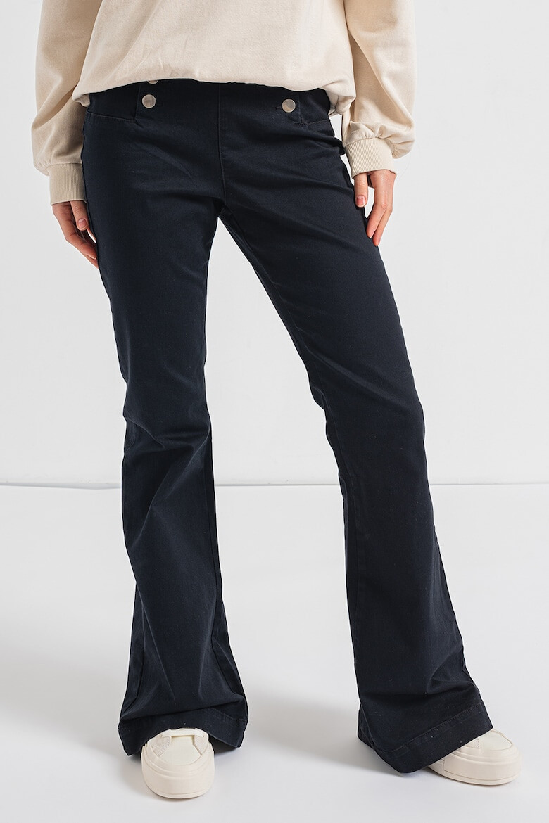 Only Pantaloni de trening bootcut din amestec de bumbac - Pled.ro