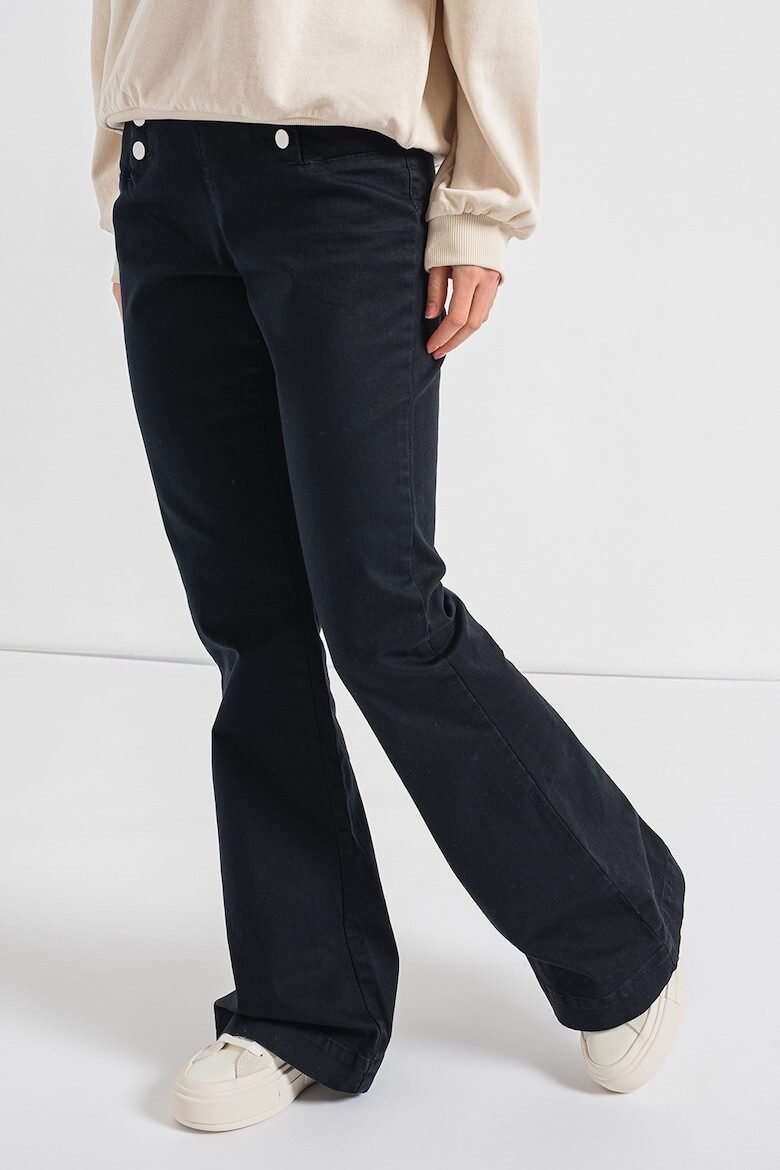 Only Pantaloni de trening bootcut din amestec de bumbac - Pled.ro