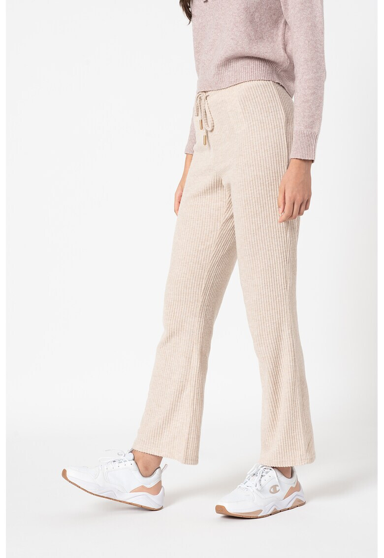 Only Pantaloni evazati cu aspect striat Cortney - Pled.ro