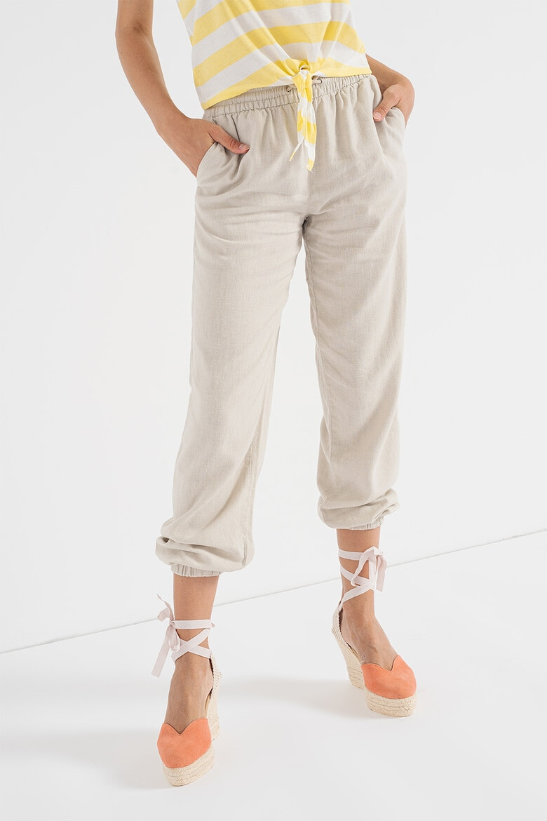 Only Pantaloni jogger din amestec de in Caro - Pled.ro