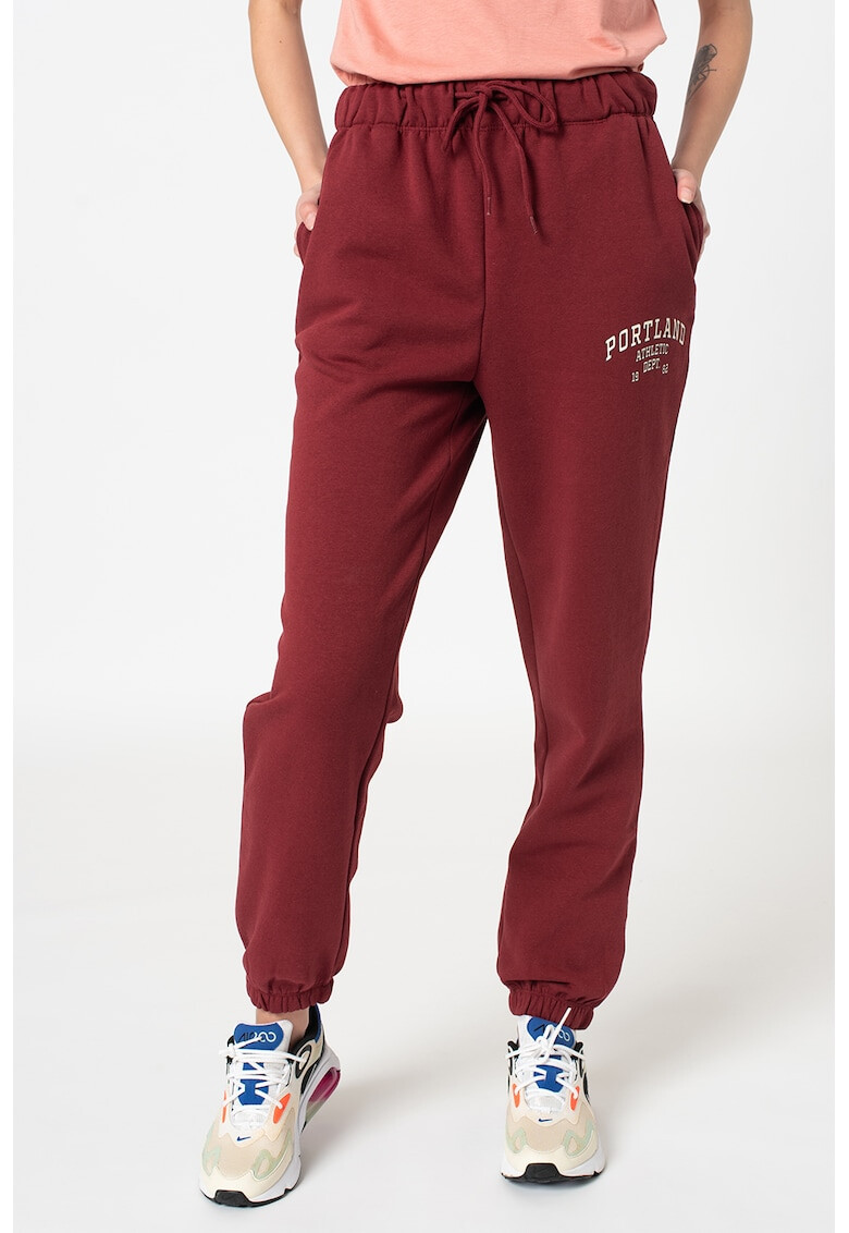 Only Pantaloni sport cu snur in talie College - Pled.ro