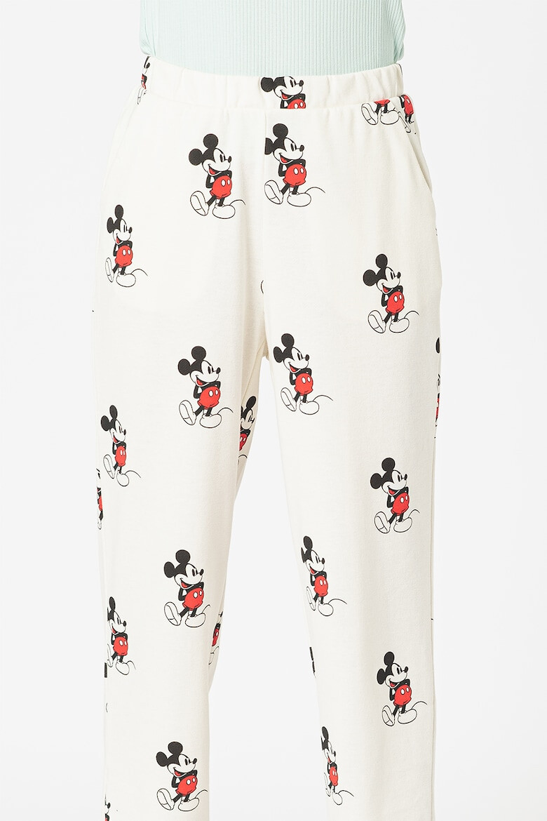 Only Pantaloni sport cu talie elastica si imprimeu Mickey Mouse - Pled.ro