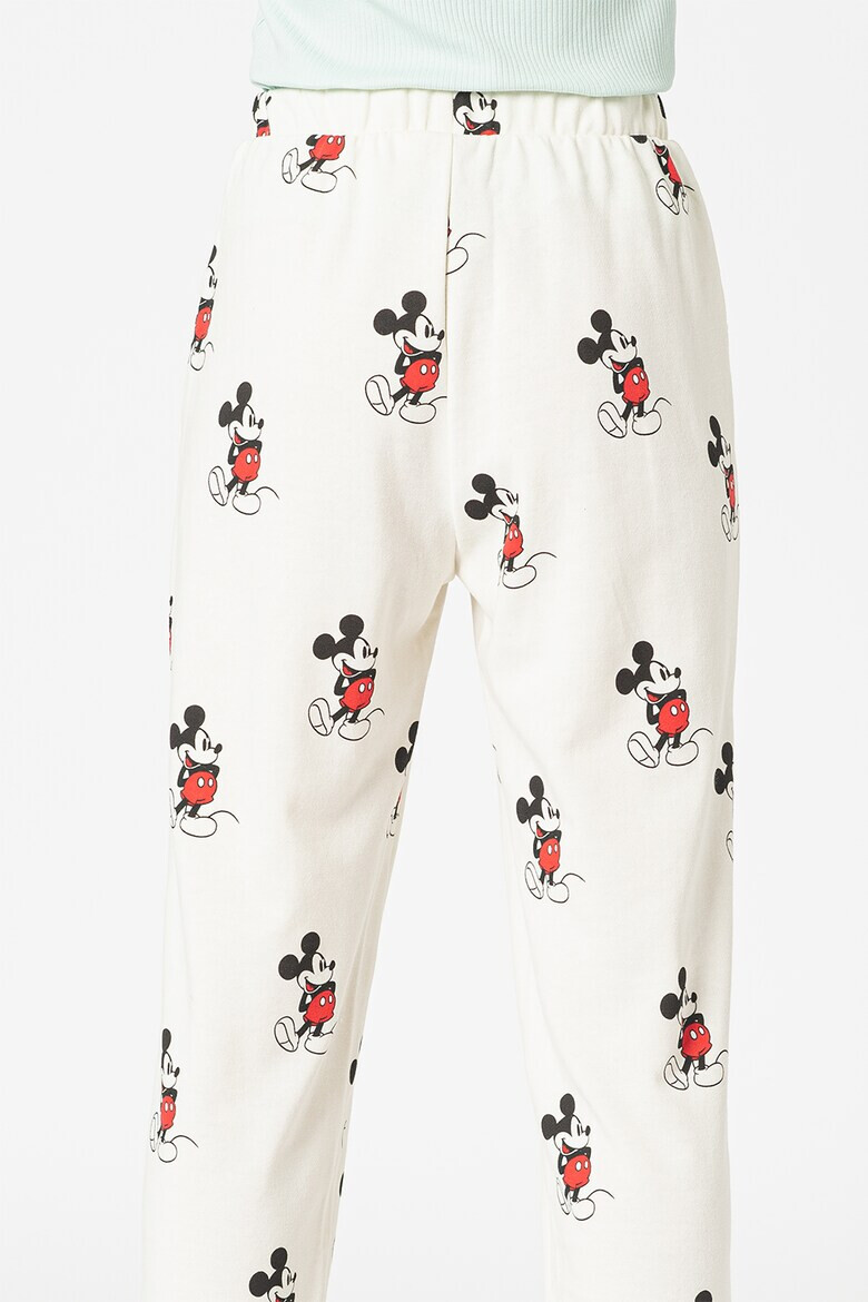 Only Pantaloni sport cu talie elastica si imprimeu Mickey Mouse - Pled.ro