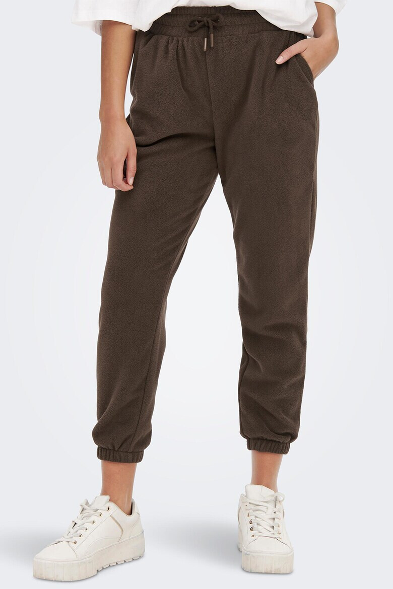 Only Pantaloni sport din fleece cu snur in talie Karoi - Pled.ro