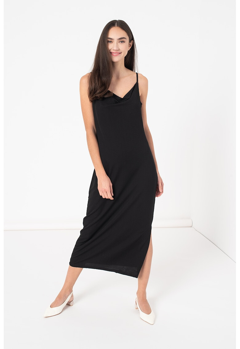 Only Rochie midi cu slit lateral Monna - Pled.ro