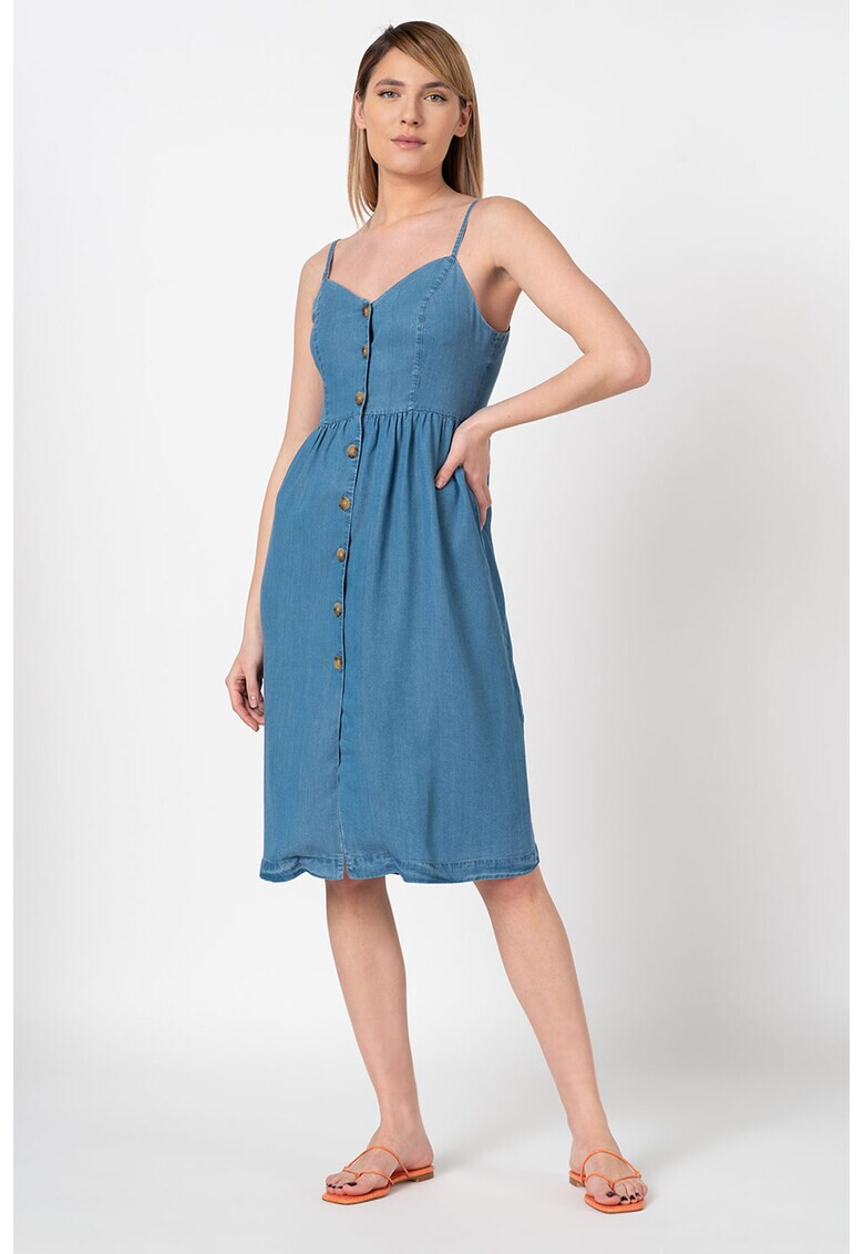 Only Rochie midi din chambray - Pled.ro