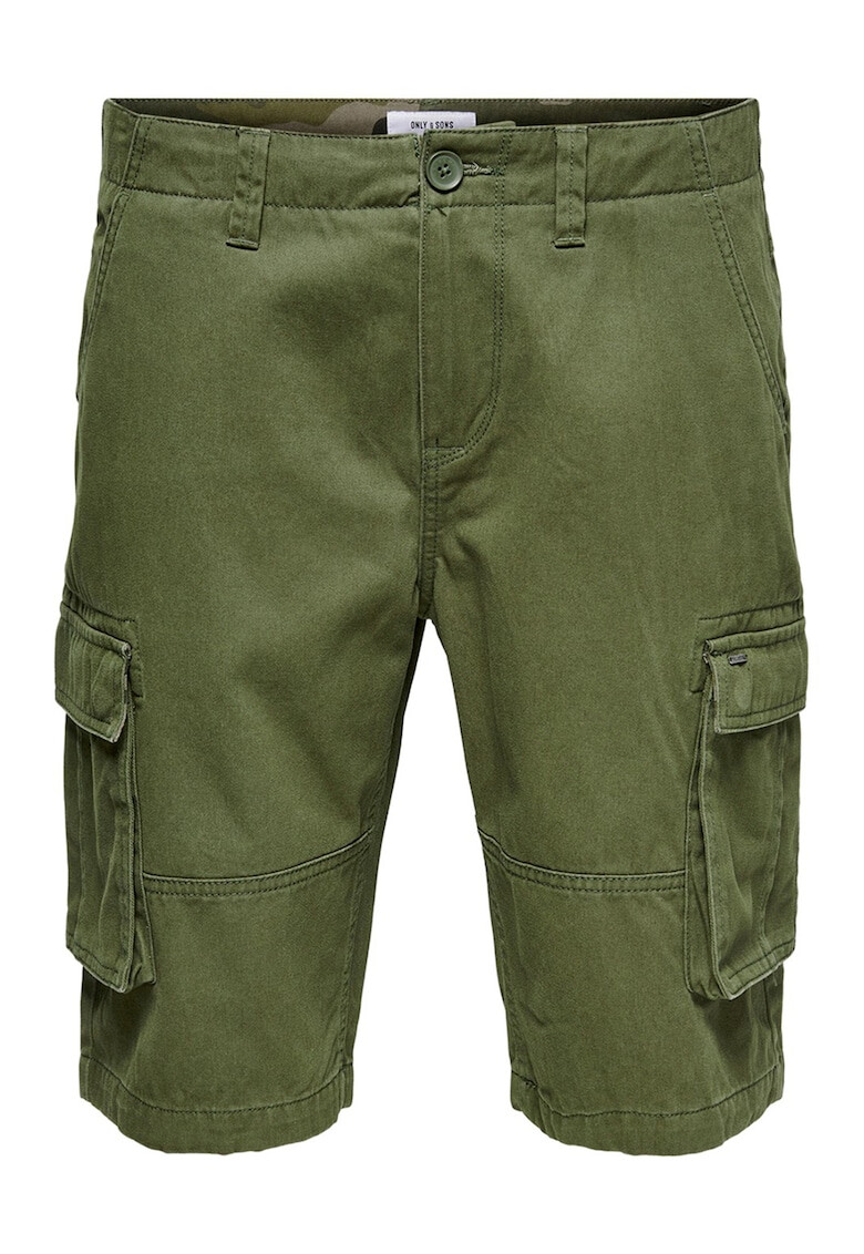 Only & Sons Bermude cargo de bumbac - Pled.ro