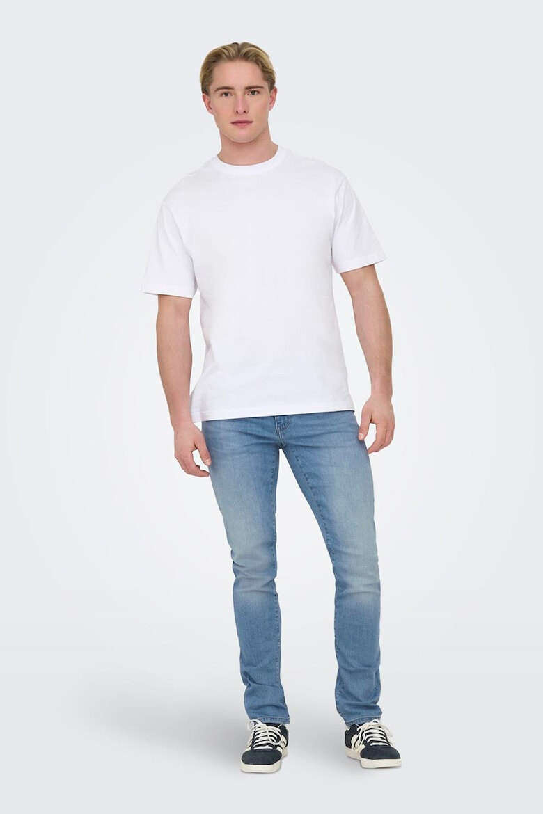 Only & Sons Blugi slim fit cu talie joasa Loom - Pled.ro