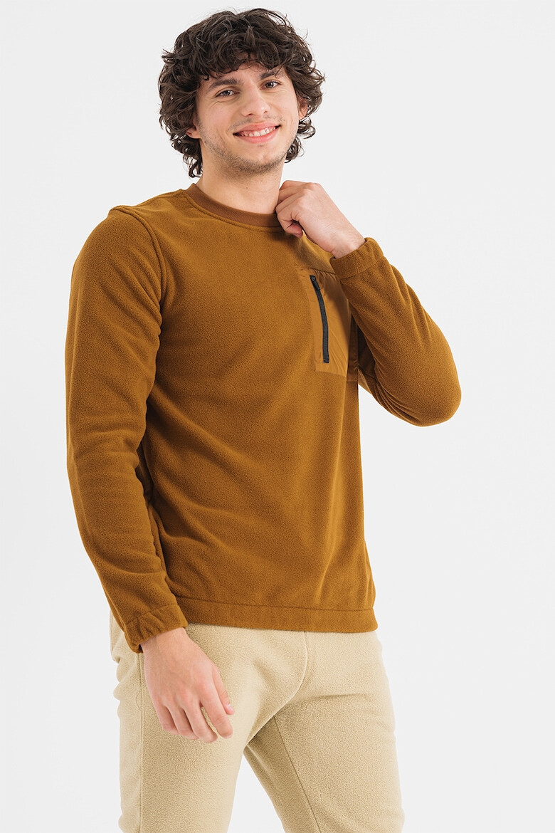 Only & Sons Bluza din fleece cu buzunar cu fermoar - Pled.ro