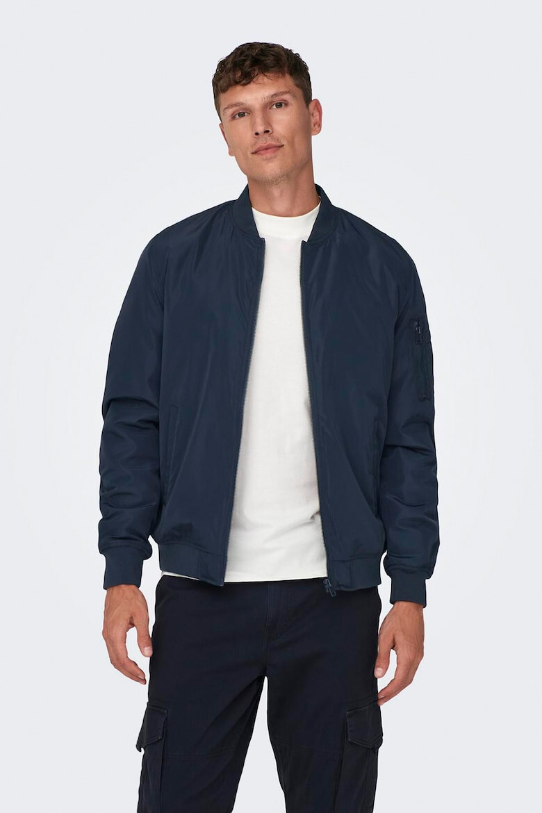 Only & Sons Jacheta bomber uni - Pled.ro