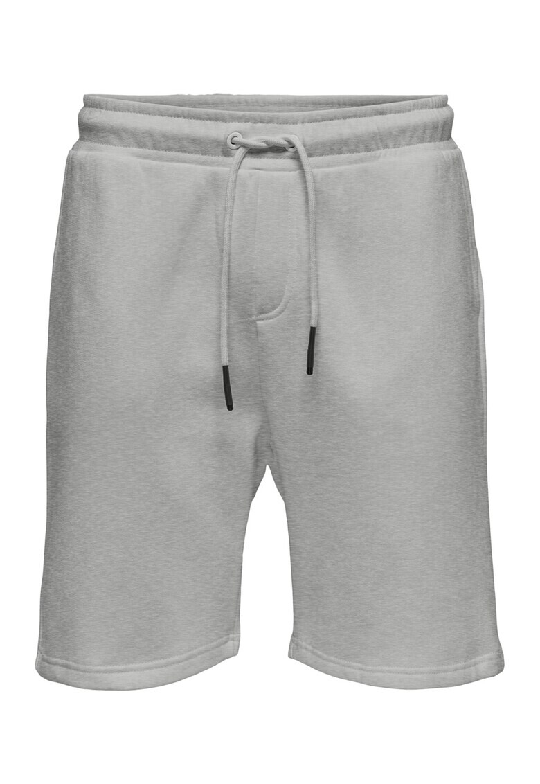 Only & Sons Pantaloni scurti sport regular fit cu snur in talie - Pled.ro