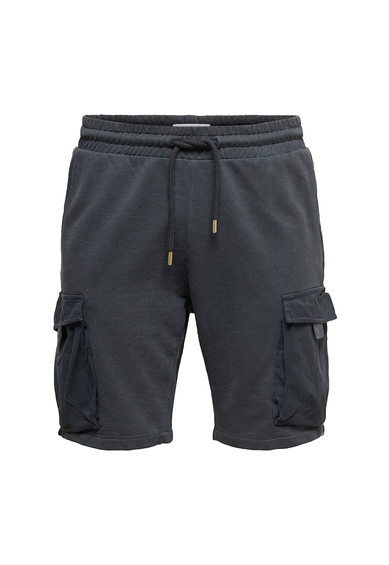 Only & Sons Pantaloni sport scurti cu buzunare cu clapa - Pled.ro