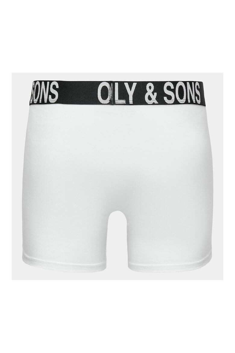 Only & Sons Set 3 perechi boxeri Bumbac Negru - Pled.ro