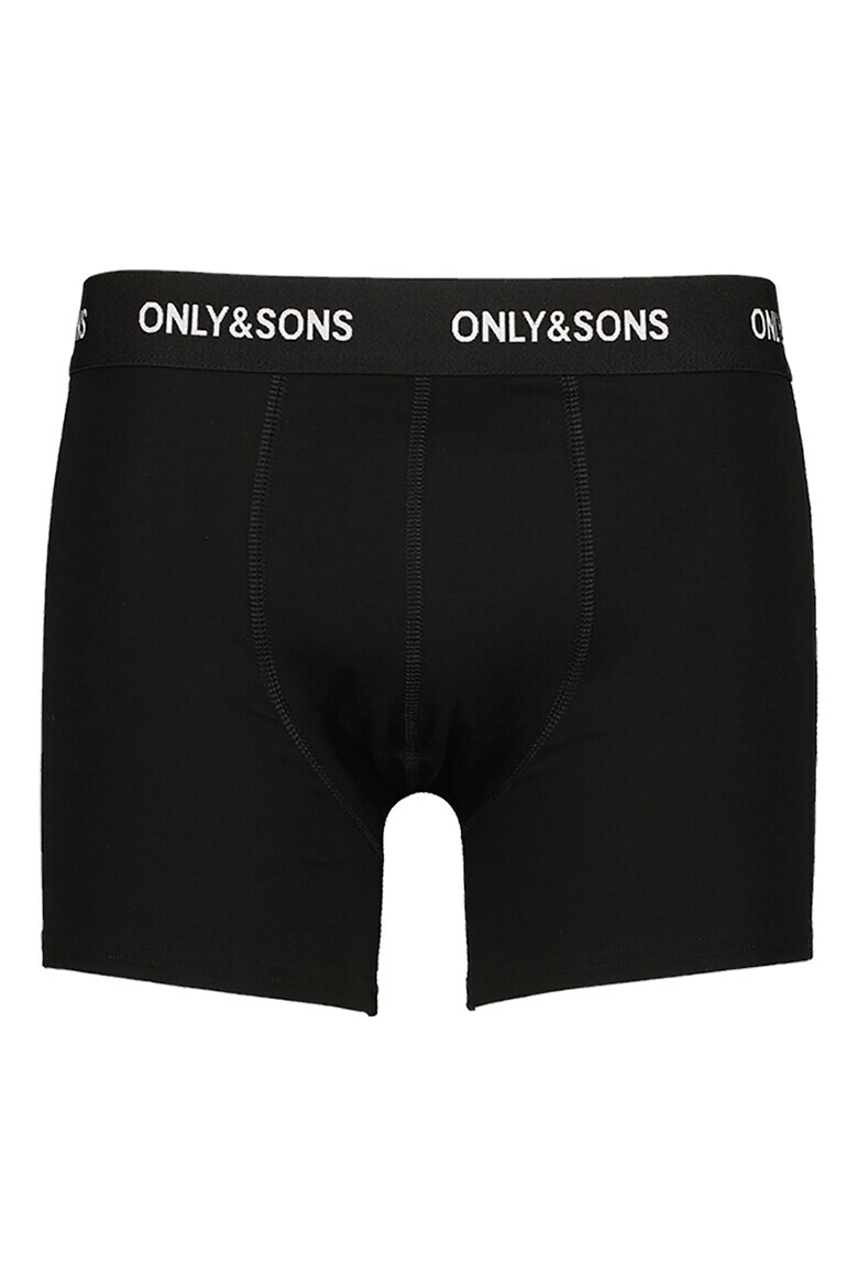 Only & Sons Set de boxeri din amestec de bumbac - 5 perechi - Pled.ro