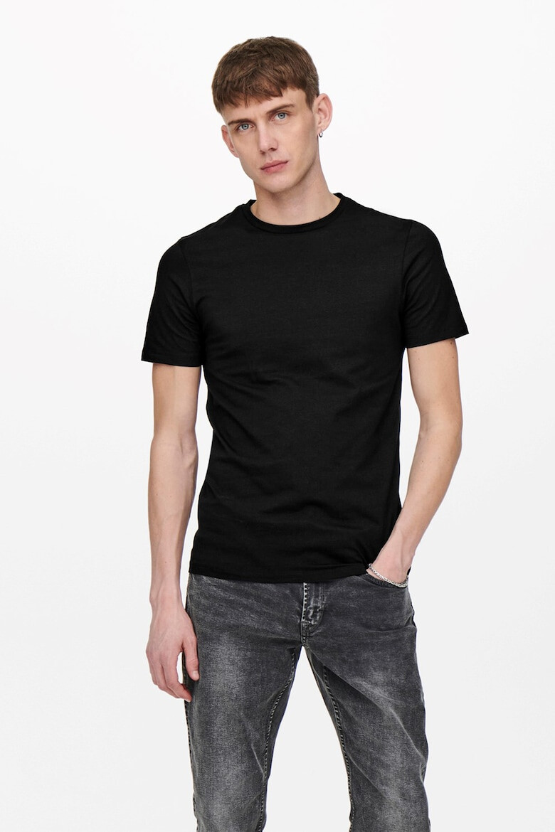 Only & Sons Set de tricouri slim fit Basic - 2 piese - Pled.ro