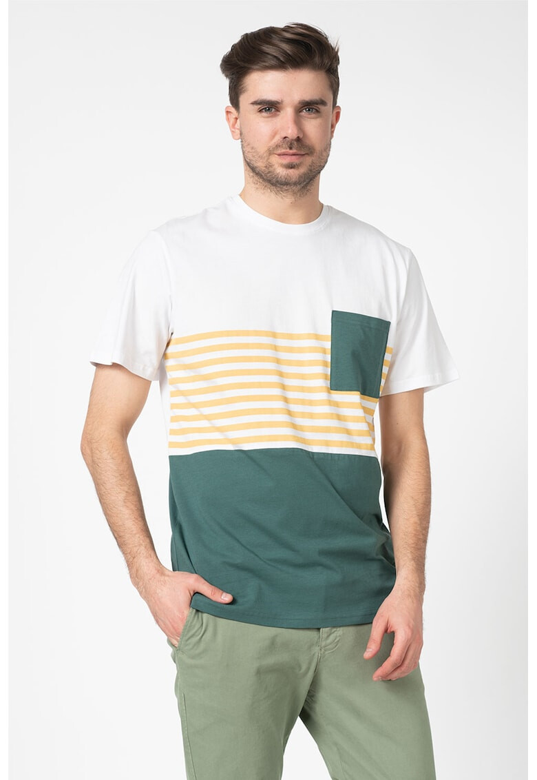 Only & sons Tricou cu buzunar pe piept Del Mar - Pled.ro