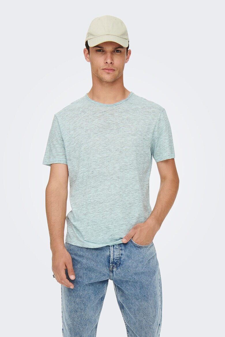 Only & Sons Tricou cu decolteu la baza gatului Albert - Pled.ro