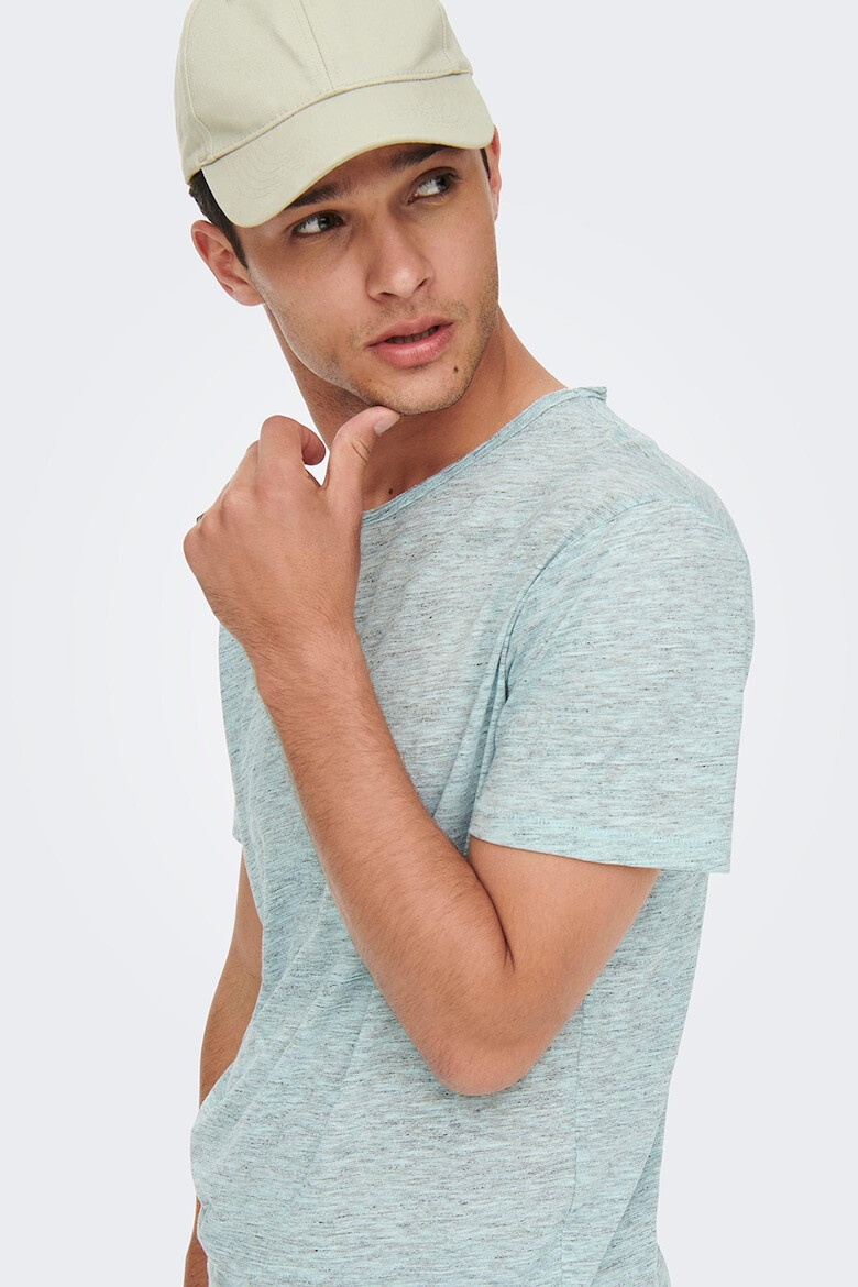 Only & Sons Tricou cu decolteu la baza gatului Albert - Pled.ro