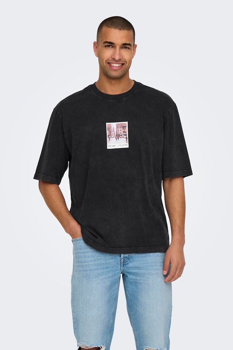 Only & Sons Tricou cu imprimeu foto - Pled.ro