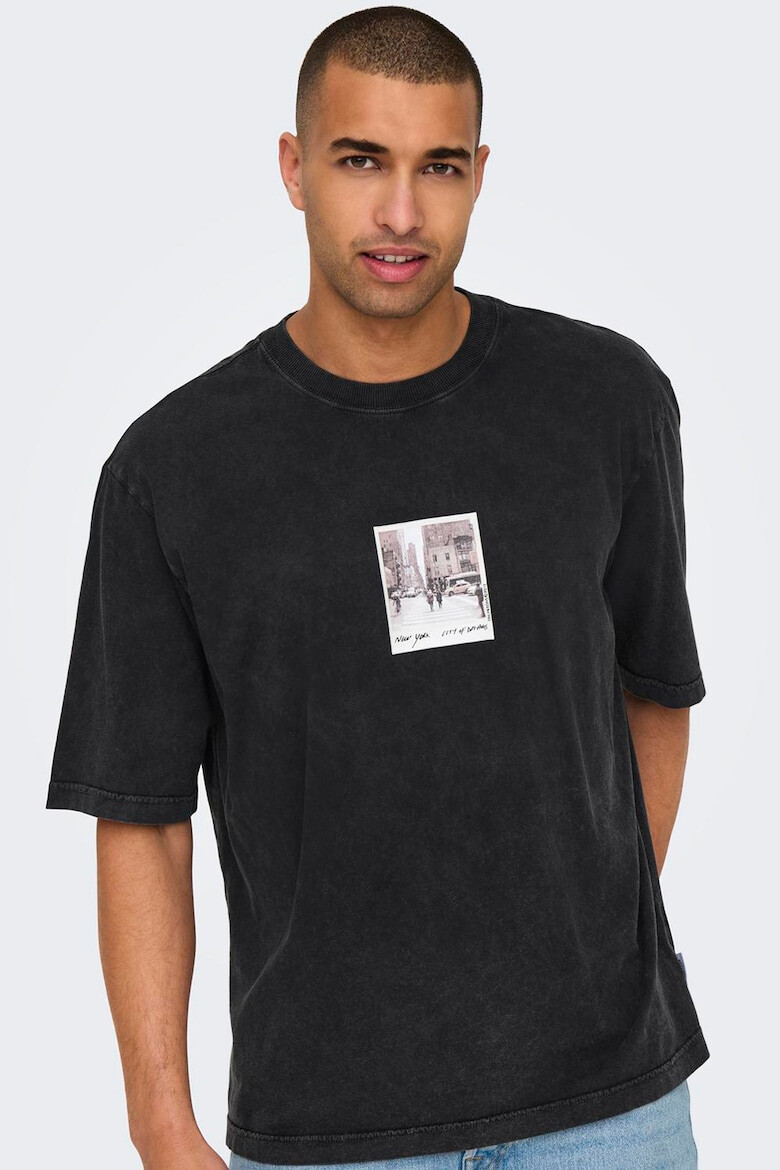 Only & Sons Tricou cu imprimeu foto - Pled.ro