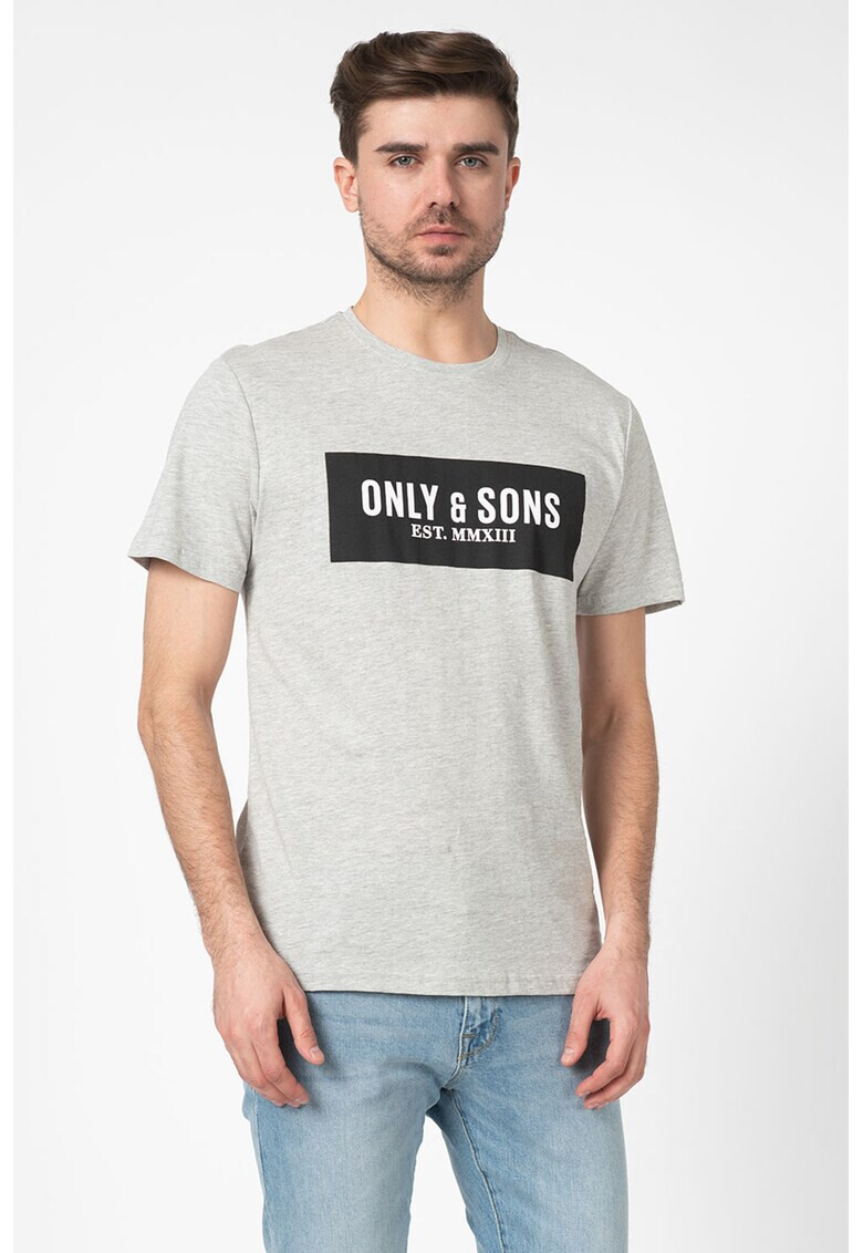 Only & sons Tricou cu imprimeu logo Normie - Pled.ro