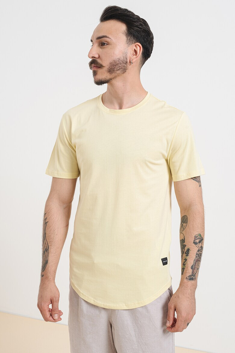 Only & Sons Tricou de bumbac cu decolteu la baza gatului - Pled.ro