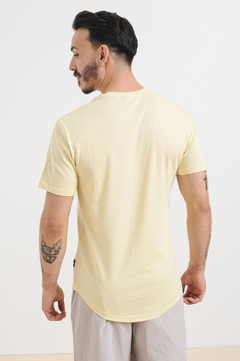 Only & Sons Tricou de bumbac cu decolteu la baza gatului - Pled.ro