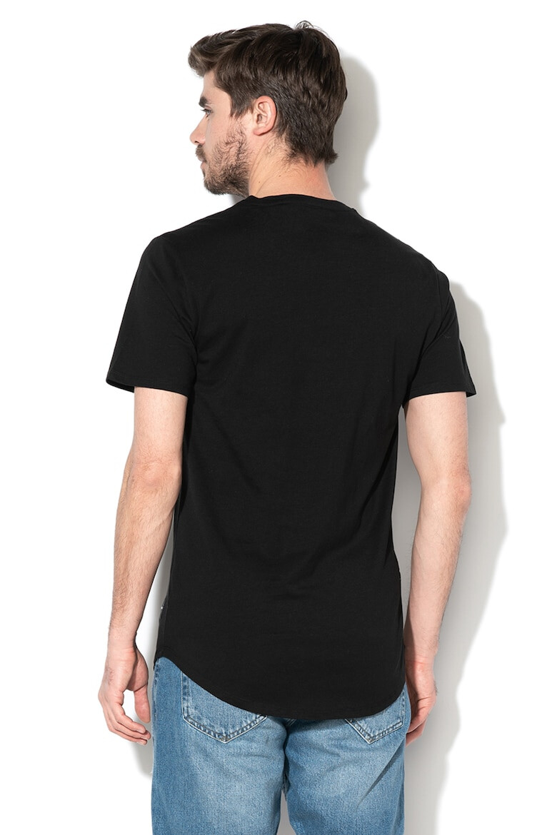 Only & Sons Tricou de bumbac cu decolteu la baza gatului - Pled.ro