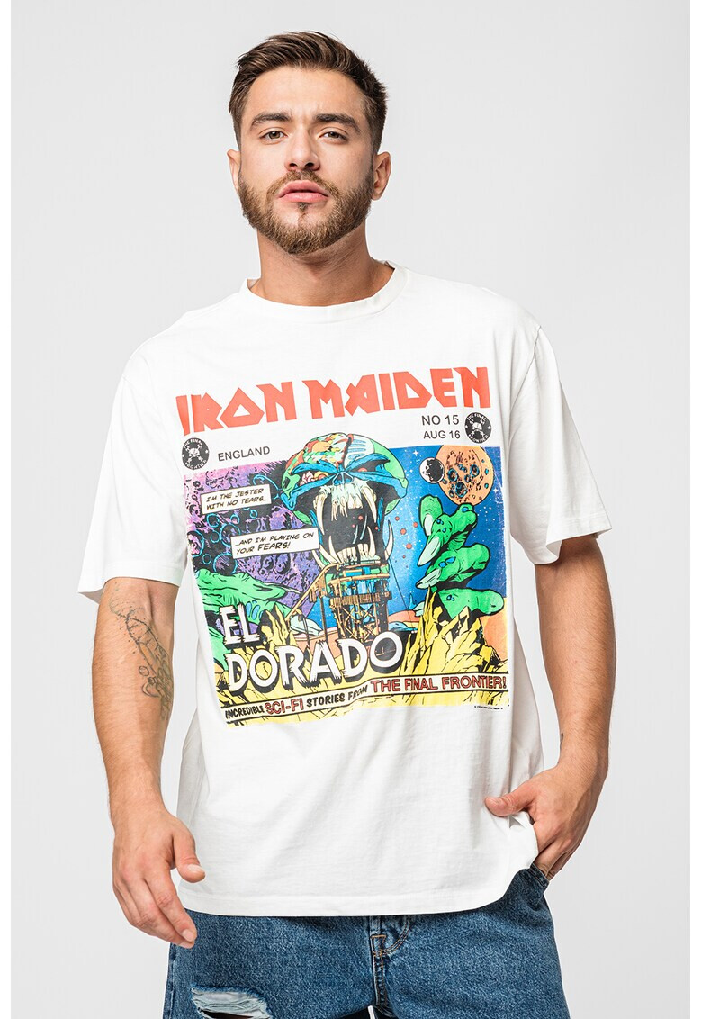 Only & Sons Tricou de bumbac cu imprimeu Ironmaiden - Pled.ro