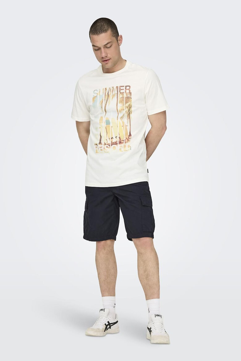 Only & Sons Tricou de bumbac organic - Pled.ro