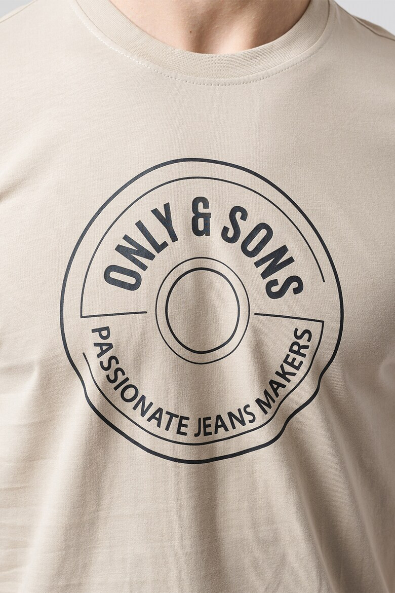 Only & Sons Tricou de bumbac organic cu logo - Pled.ro