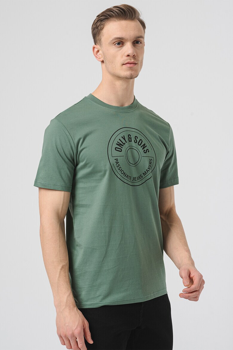 Only & Sons Tricou de bumbac organic cu logo - Pled.ro