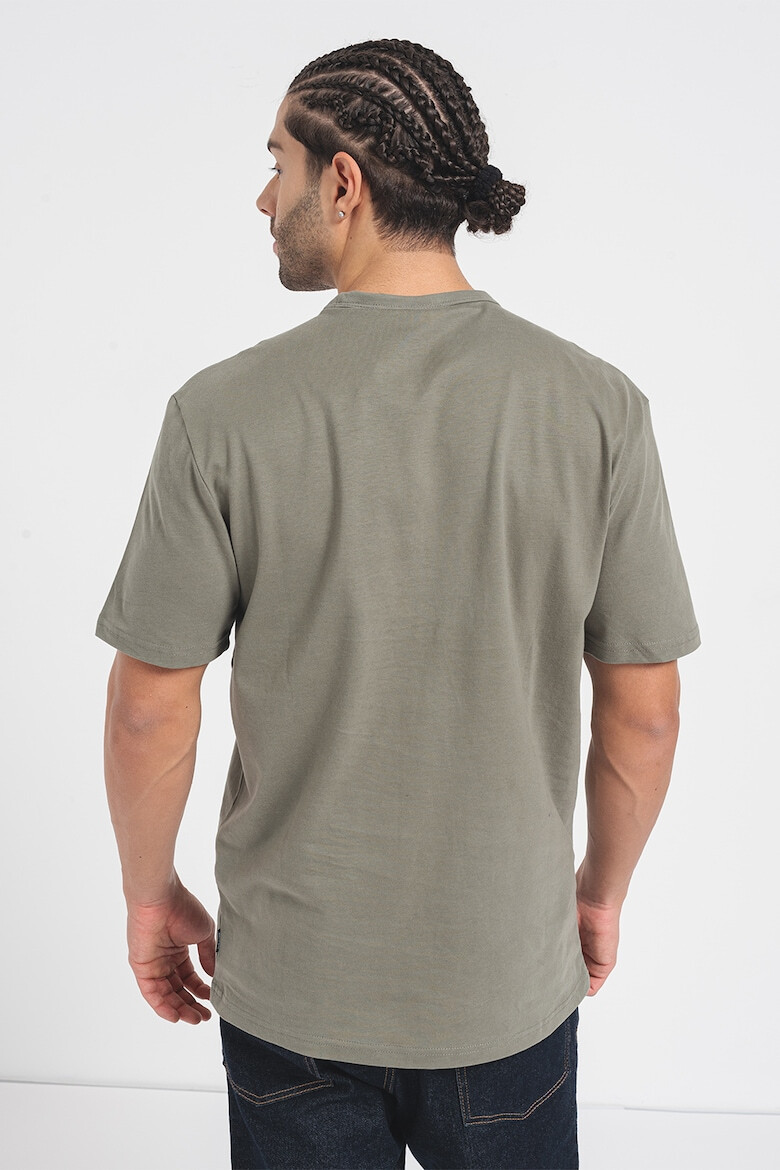 Only & Sons Tricou din bumbac organic cu decolteu la baza gatului Smart - Pled.ro