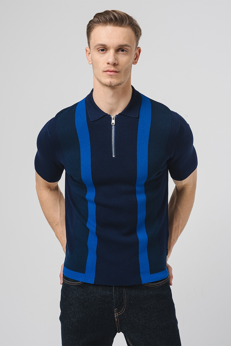 Only & Sons Tricou polo cu denta cu fermoar - Pled.ro