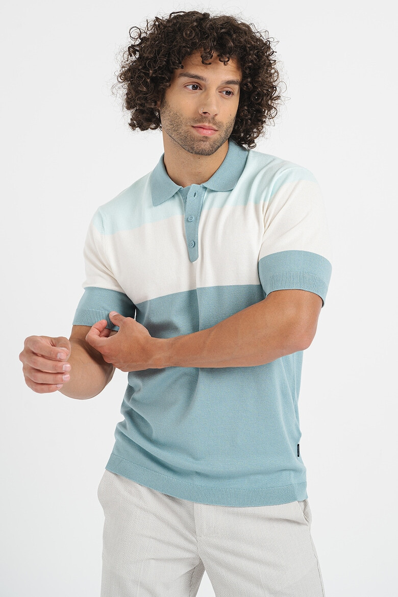 Only & Sons Tricou polo cu model colorblock - Pled.ro