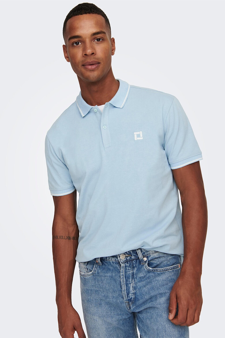 Only & Sons Tricou polo cu model uni - Pled.ro