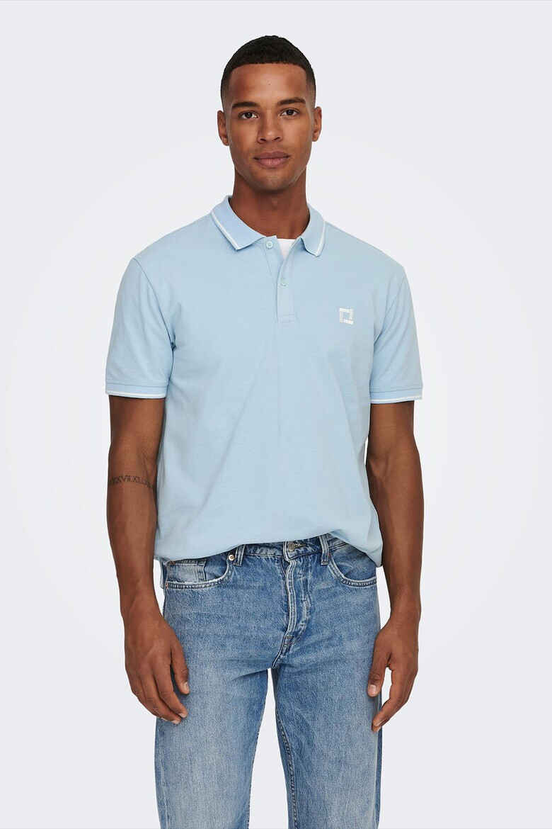 Only & Sons Tricou polo cu model uni - Pled.ro