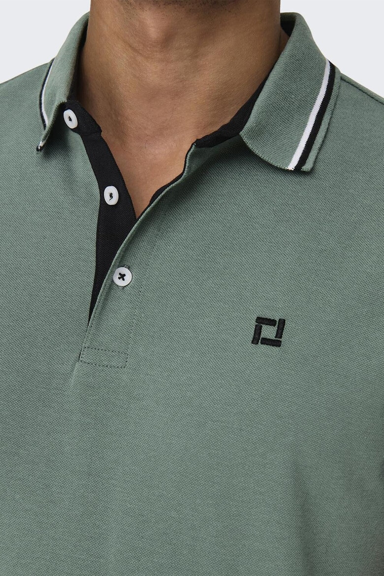 Only & Sons Tricou polo de bumbac organic - Pled.ro