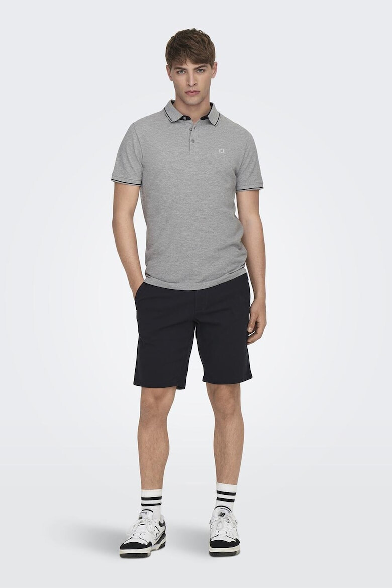 Only & Sons Tricou polo de bumbac organic - Pled.ro