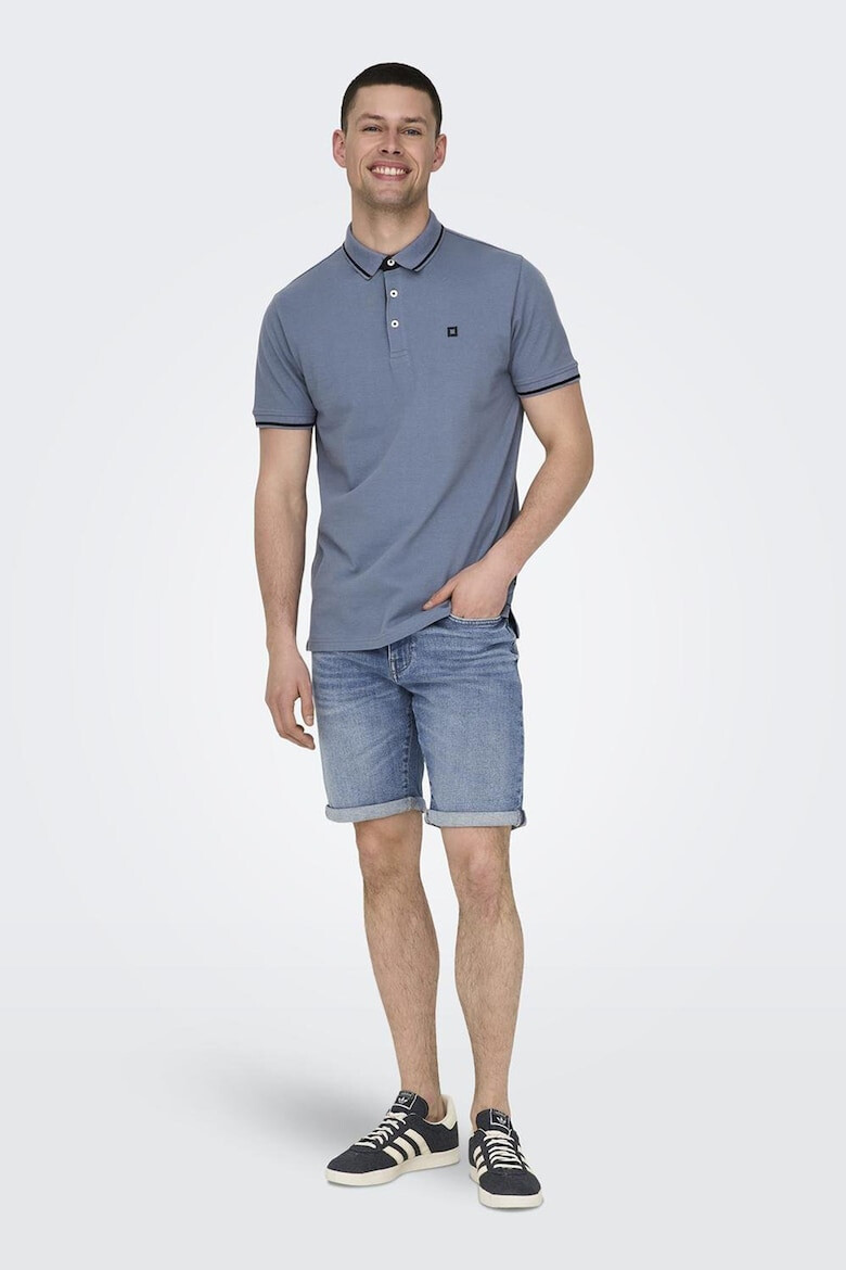 Only & Sons Tricou polo de bumbac organic - Pled.ro