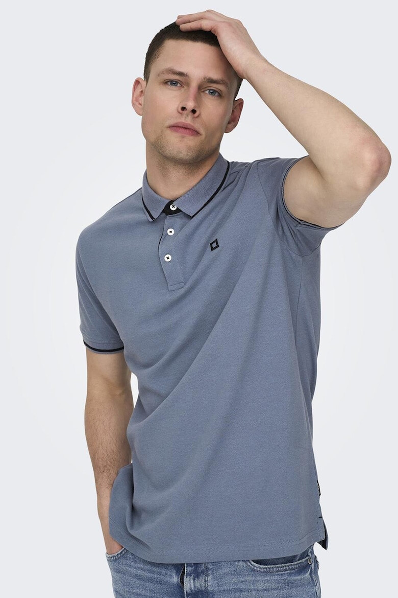 Only & Sons Tricou polo de bumbac organic - Pled.ro