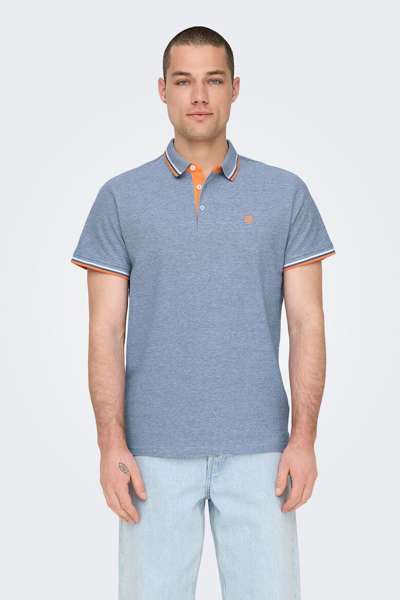 Only & Sons Tricou polo de bumbac organic - Pled.ro