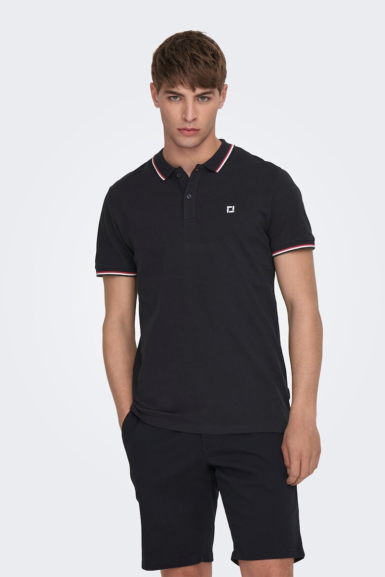 Only & Sons Tricou polo de bumbac organic - Pled.ro