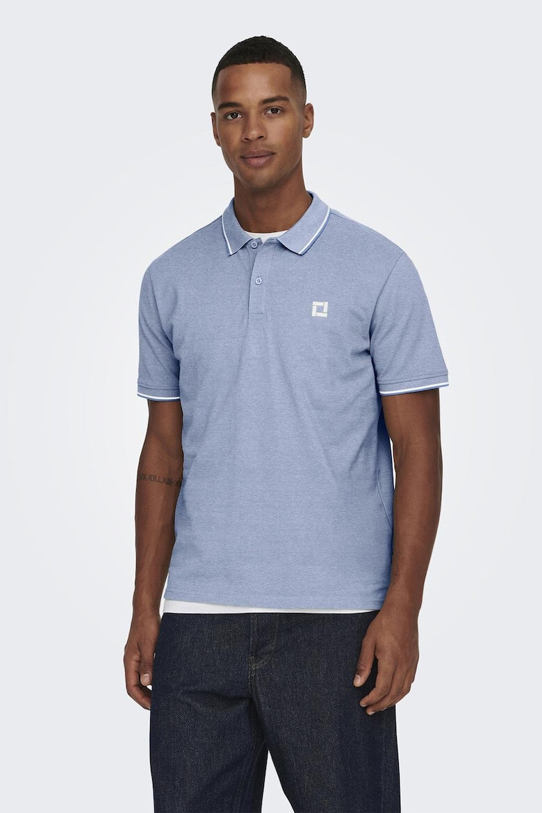 Only & Sons Tricou polo de bumbac organic - Pled.ro