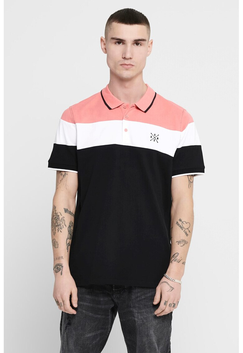 Only & Sons Tricou polo slim fit - Pled.ro