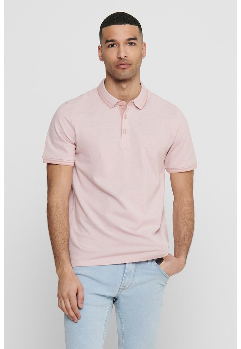 Only & Sons Tricou polo slim fit Stan - Pled.ro