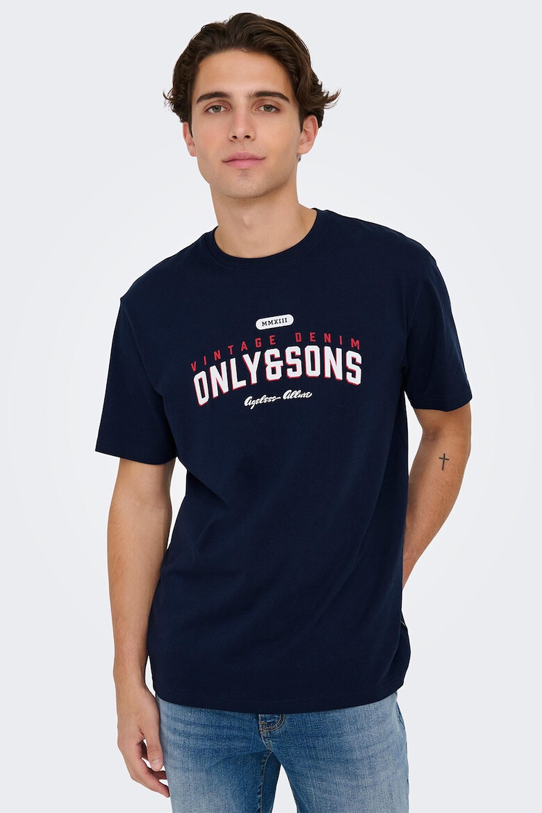 Only & Sons Tricou regular fit cu logo - Pled.ro